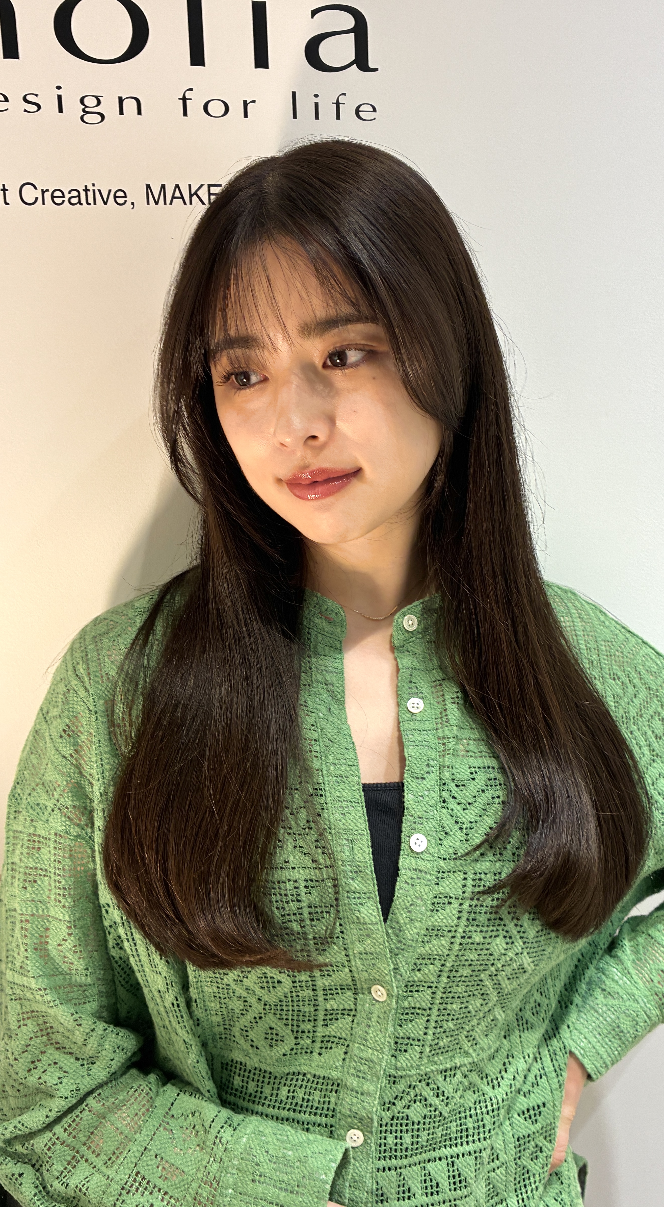 Beautiful long hair styling